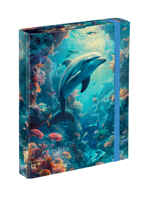 BAAGL  BAAGL A5 Iskolai füzetmappa Delfin