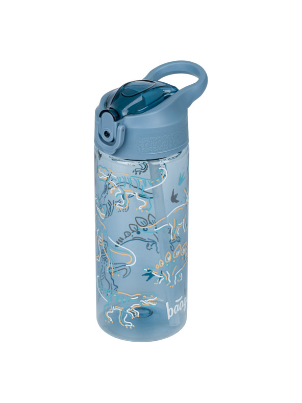 BAAGL  BAAGL Dínó Tritán ivópalack szívószállal 500 ml