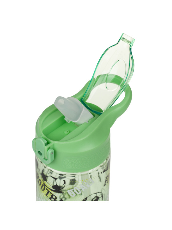 BAAGL  BAAGL Futball Tritán ivópalack szívószállal 500 ml