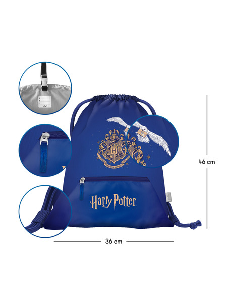 BAAGL  BAAGL SZETT 3 Airy Roxfort Hedvig: hátizsák, tolltartó, táska