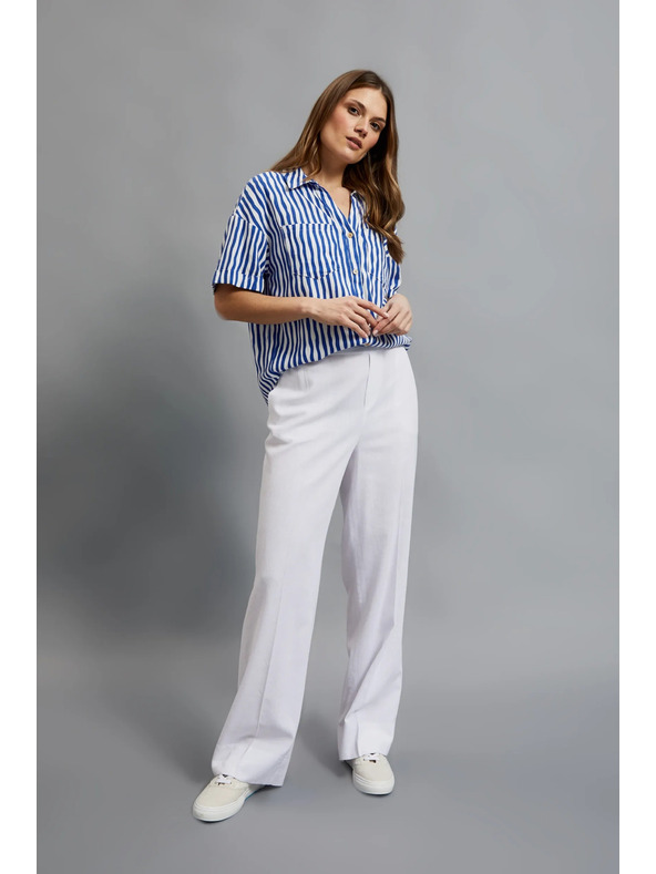 Moodo Fehér bő nadrág