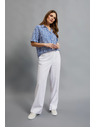 Moodo Fehér bő nadrág