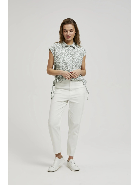 Moodo Mintás megkötős blúz