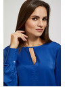 Moodo Kék fényes blúz Moodo