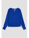 Moodo Kék fényes blúz Moodo