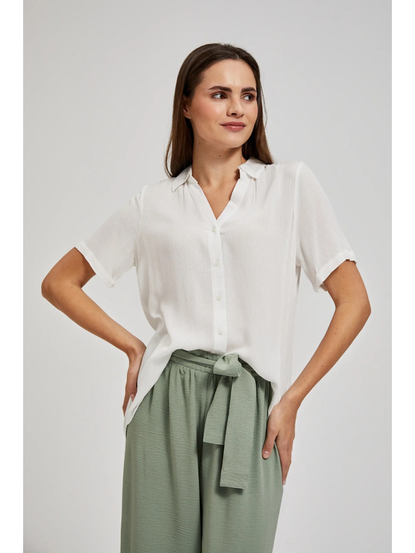 Moodo Fehér áttetsző ing Moodo