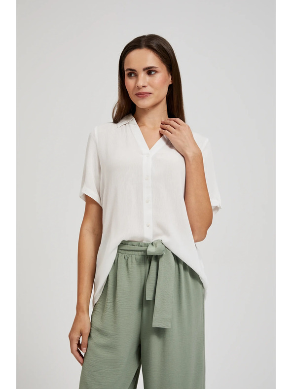 Moodo Fehér áttetsző ing Moodo