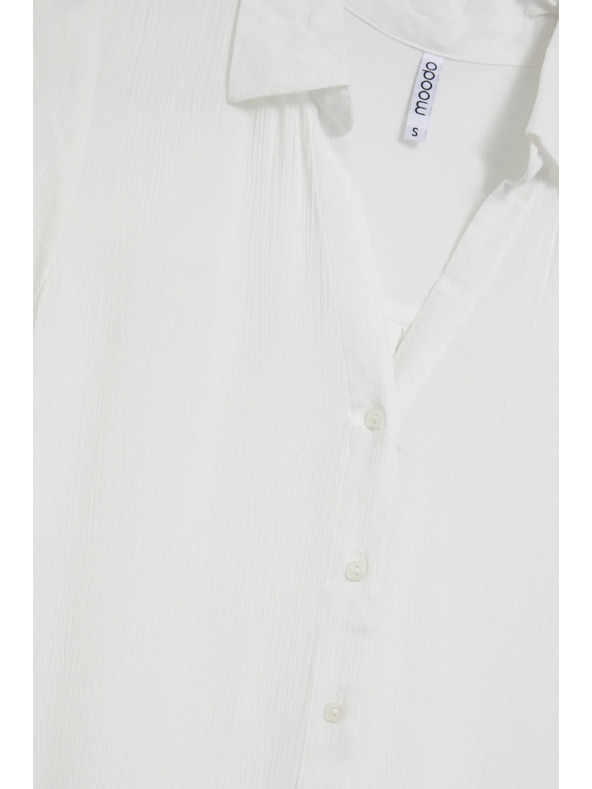 Moodo Fehér áttetsző ing Moodo