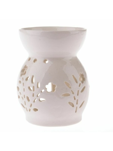 Casa de Engel Porcelán aromalámpa virágokkal, fehér, 1/48