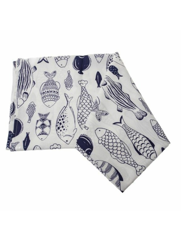 Casa de Engel Vízálló textil terítő - halak, 6/24