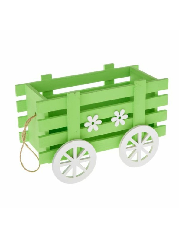 Casa de Engel Fa doboz - kocsi, zöld, 0/12