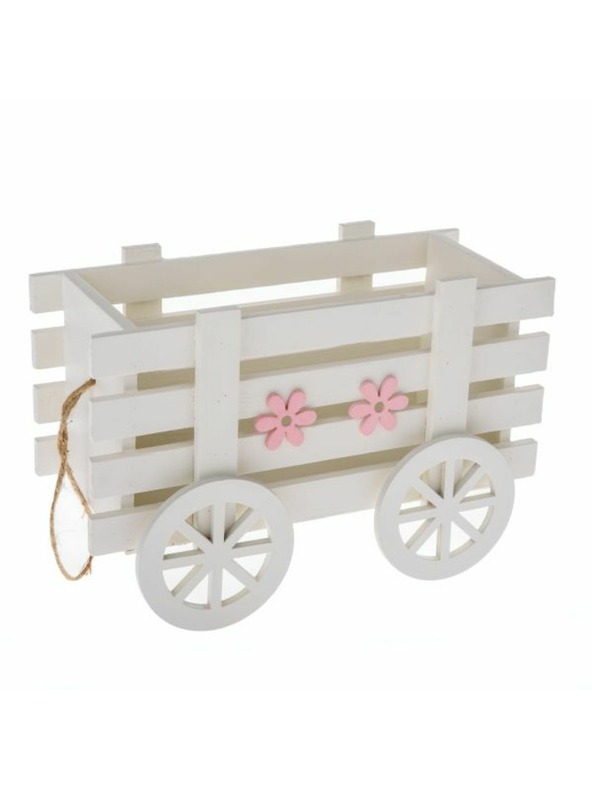 Casa de Engel Fa doboz - kocsi, fehér, 0/12