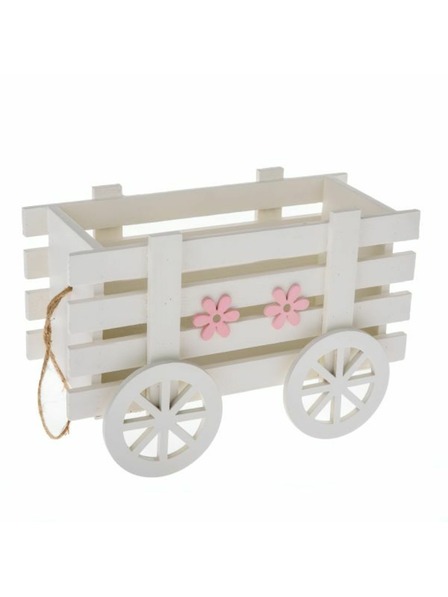 Casa de Engel Fa doboz - kocsi, fehér, 0/12