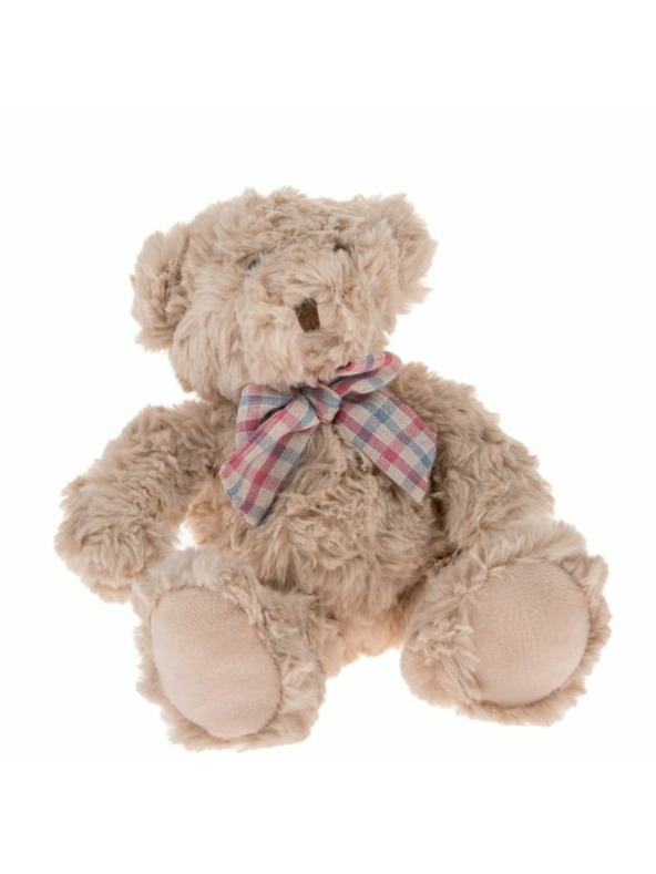 Casa de Engel Plüss maci csokornyakkendővel 18cm - bézs, 0/50