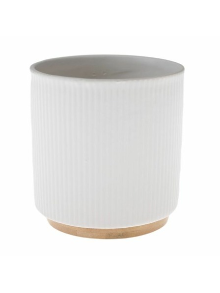 Casa de Engel Kerámia virágcserép bambusz talapzattal, 0/12