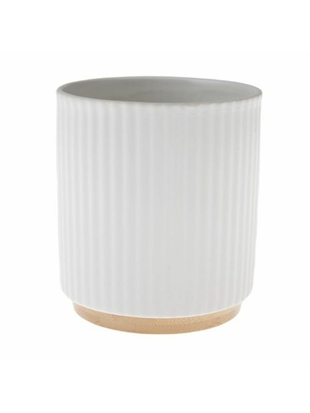 Casa de Engel Kerámia virágcserép bambusz talapzattal, 0/18