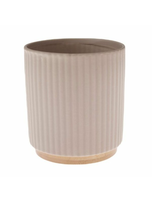 Casa de Engel Kerámia virágcserép bambusz talapzattal, 0/18