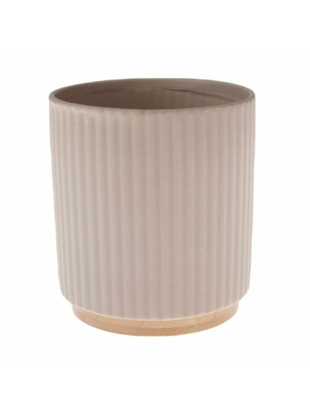 Casa de Engel Kerámia virágcserép bambusz talapzattal, 0/18