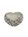 Casa de Engel Kerti virágcserép kövekkel - szív (polirezin), 0/3