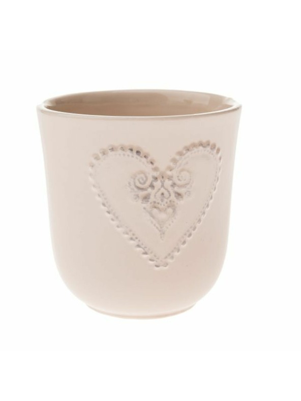 Casa de Engel Kerámia virágcserép tartó szívvel, 0/12