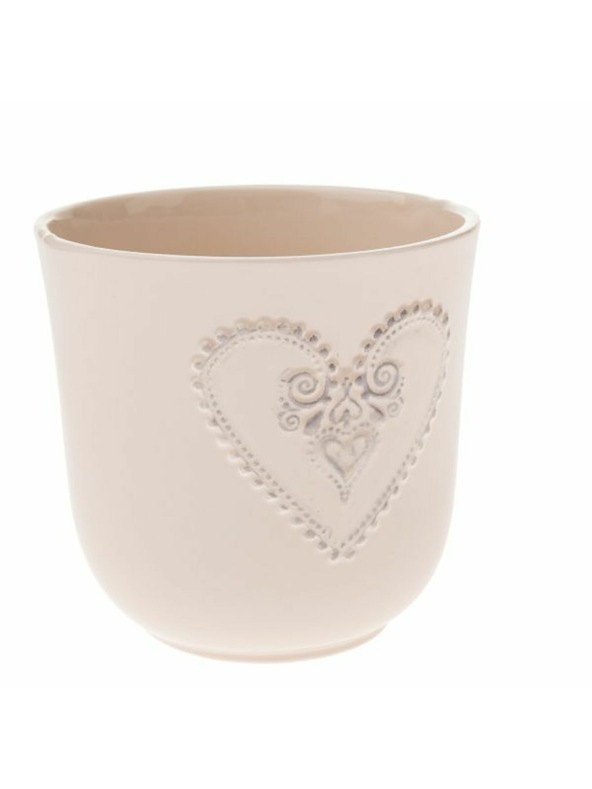Casa de Engel Kerámia virágcserép tartó szívvel, 0/24