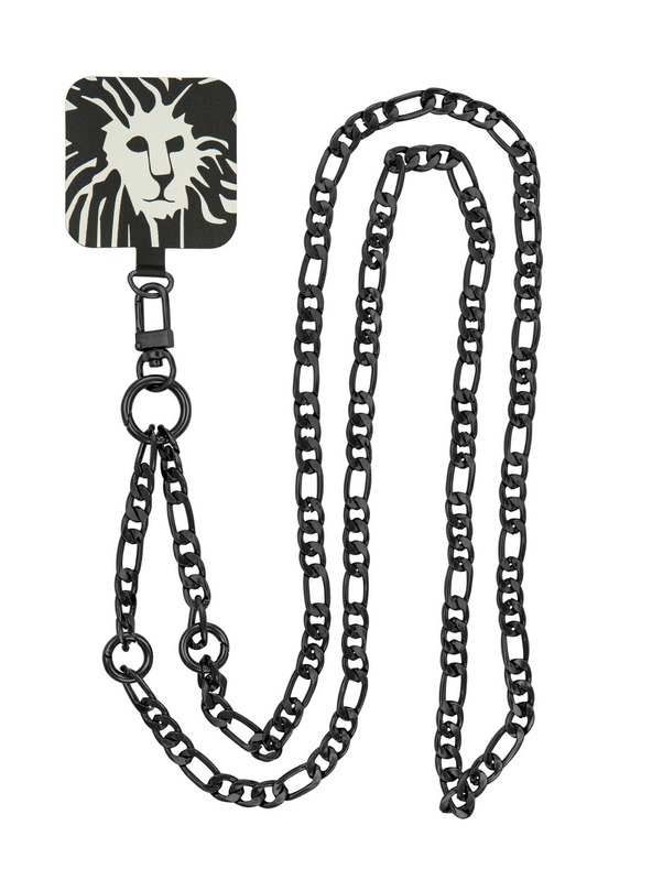 Anne Klein Fekete mobil crossbody fémláncal Anne Klein WK/4023BKBK