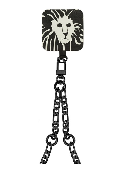 Anne Klein Fekete mobil crossbody fémláncal Anne Klein WK/4023BKBK