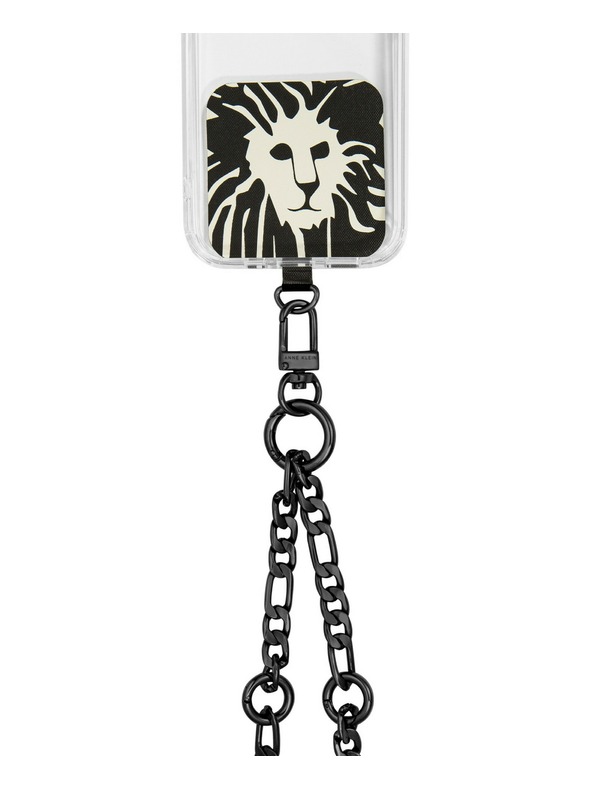 Anne Klein Fekete mobil crossbody fémláncal Anne Klein WK/4023BKBK