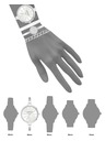 Anne Klein Anne Klein AK/1471SVST női óra és karkötő ajándékszett