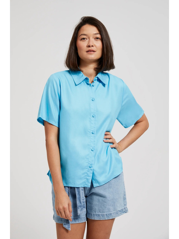 Moodo Világoskék rövid ujjú ing