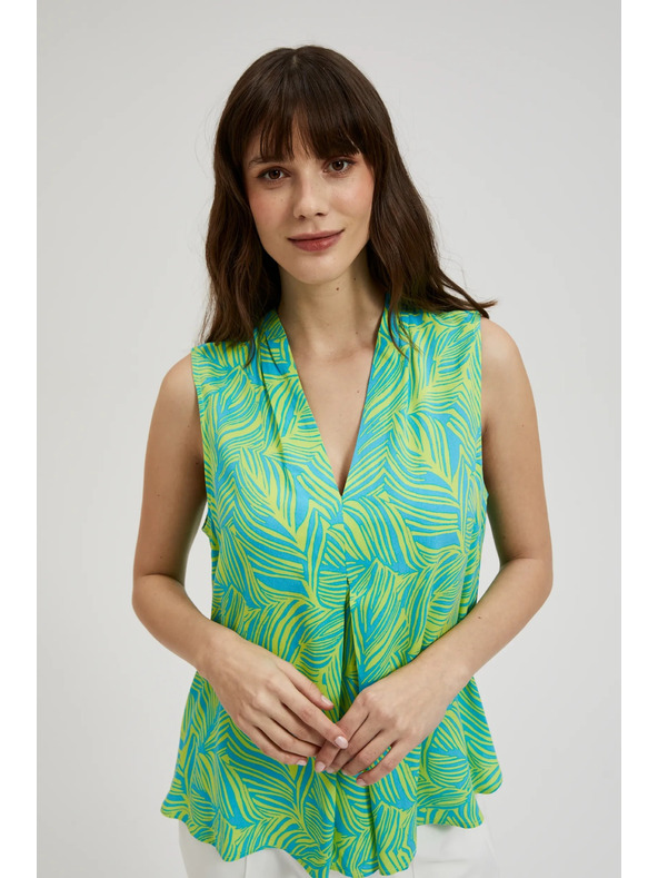 Moodo Zöld ujjatlan top