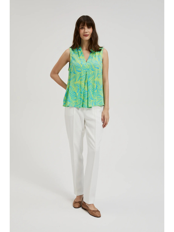 Moodo Zöld ujjatlan top