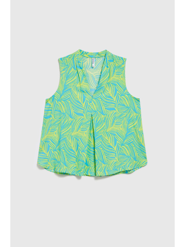 Moodo Zöld ujjatlan top