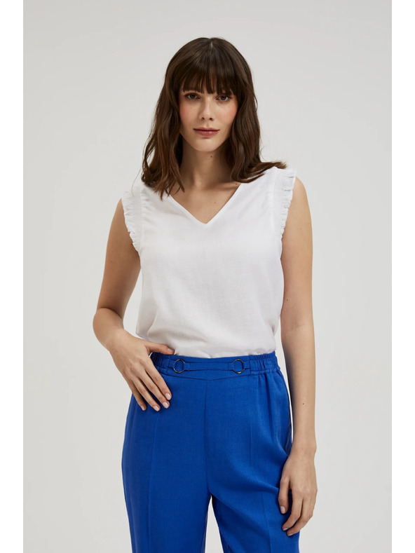 Moodo Fehér ujjatlan felső