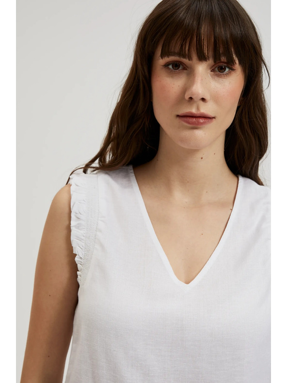 Moodo Fehér ujjatlan felső