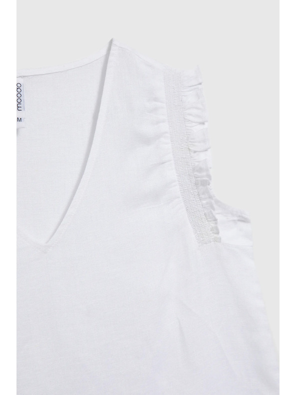 Moodo Fehér ujjatlan felső