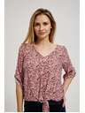Moodo Rózsaszín megkötős blúz