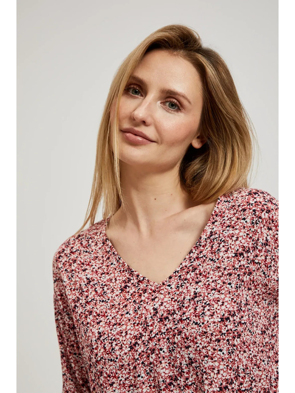 Moodo Rózsaszín megkötős blúz