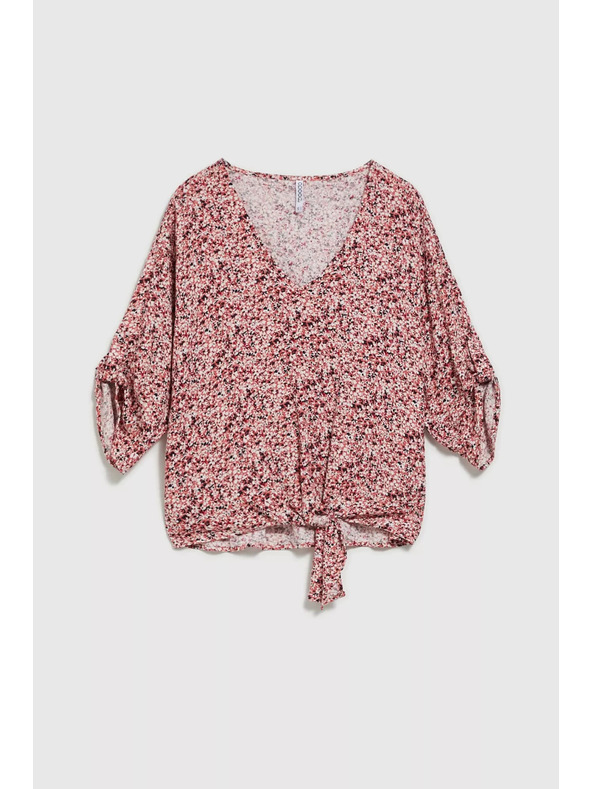 Moodo Rózsaszín megkötős blúz