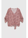 Moodo Rózsaszín megkötős blúz