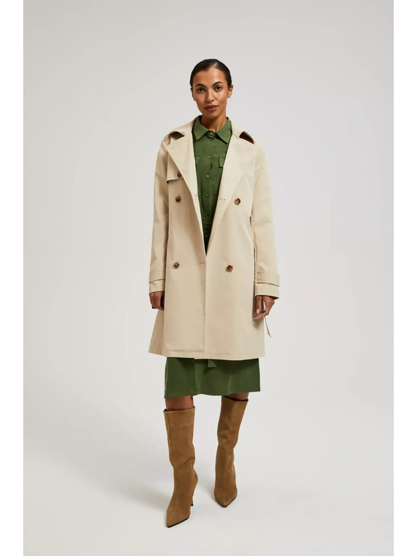 Moodo Bézs trenchcoat