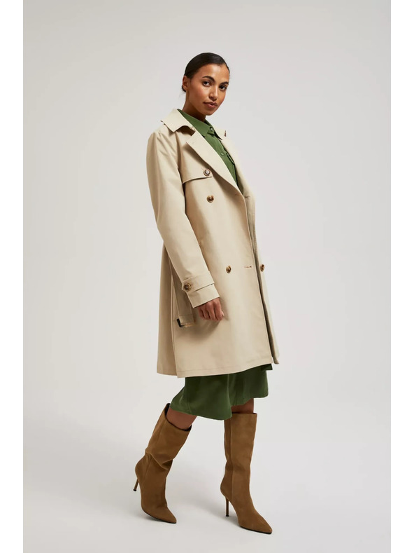 Moodo Bézs trenchcoat