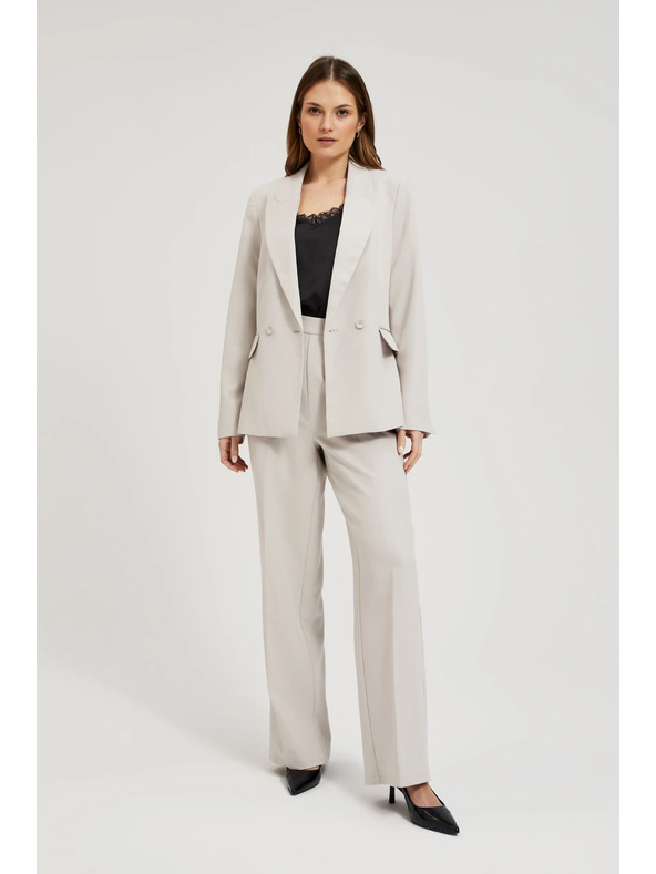 Moodo Szürke formális női nadrág