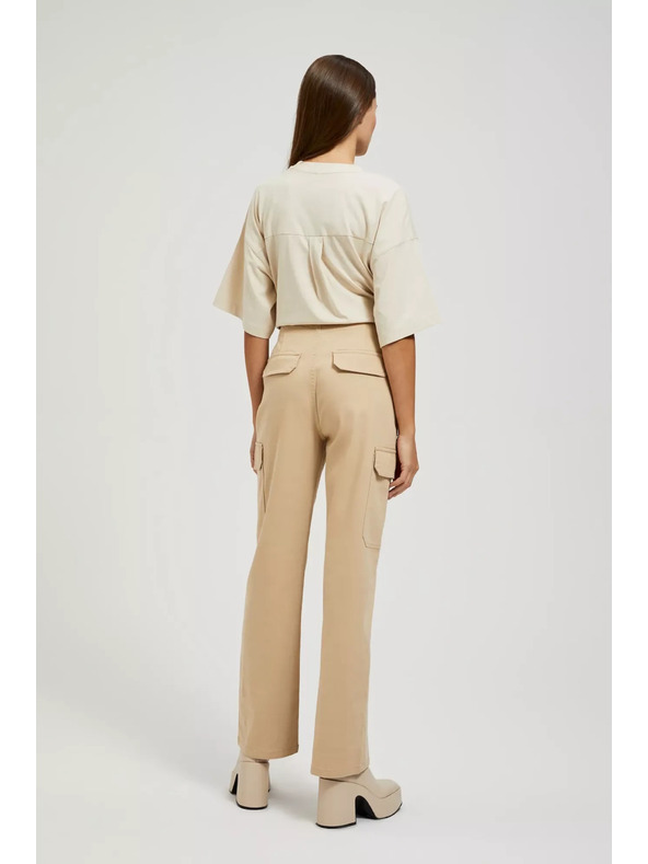 Moodo Bézs zsebes nadrág