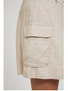 Moodo Krémes rövidnadrág zsebbel