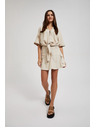 Moodo Krémes rövidnadrág zsebbel
