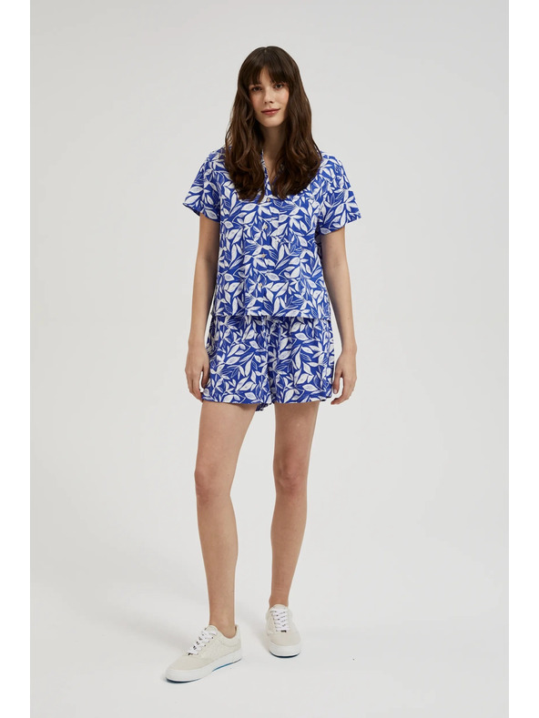 Moodo Kék-fehér Moodo rövidnadrág