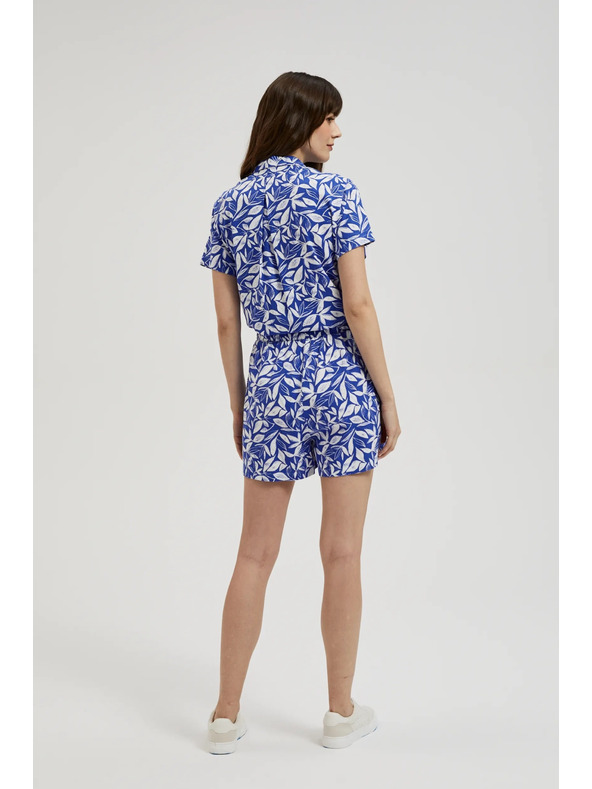 Moodo Kék-fehér Moodo rövidnadrág