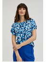 Moodo Kék mintás blúz