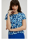 Moodo Kék mintás blúz